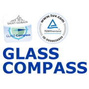 glass compass